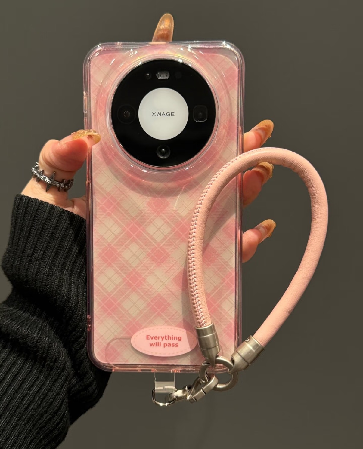 Huawei Mate 60 - Coque de téléphone à motif écossais