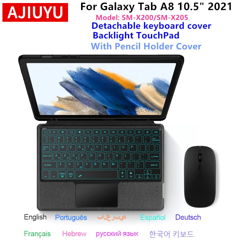 Samsung Tablet Keyboard Accessories - Clavier magique pour Samsung Galaxy Tab