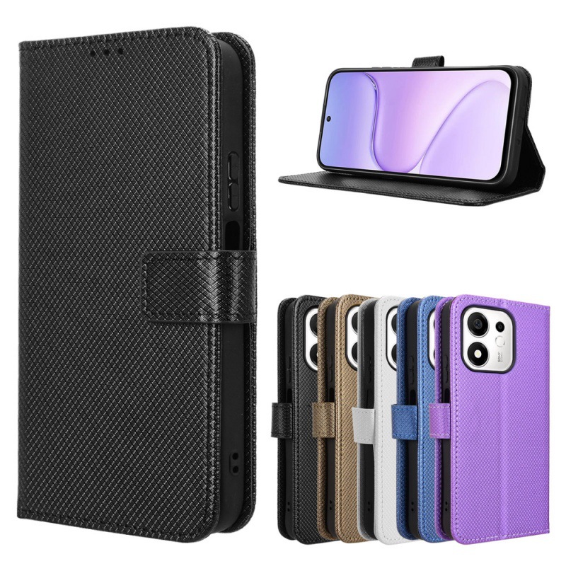 Magnetic Case Smart - Étui portefeuille à rabat en cuir