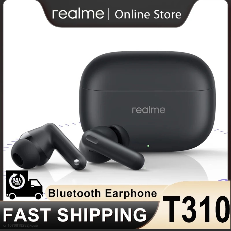 Realme Tablet Accessories - Écouteurs realme Buds T310 originaux, réduction
