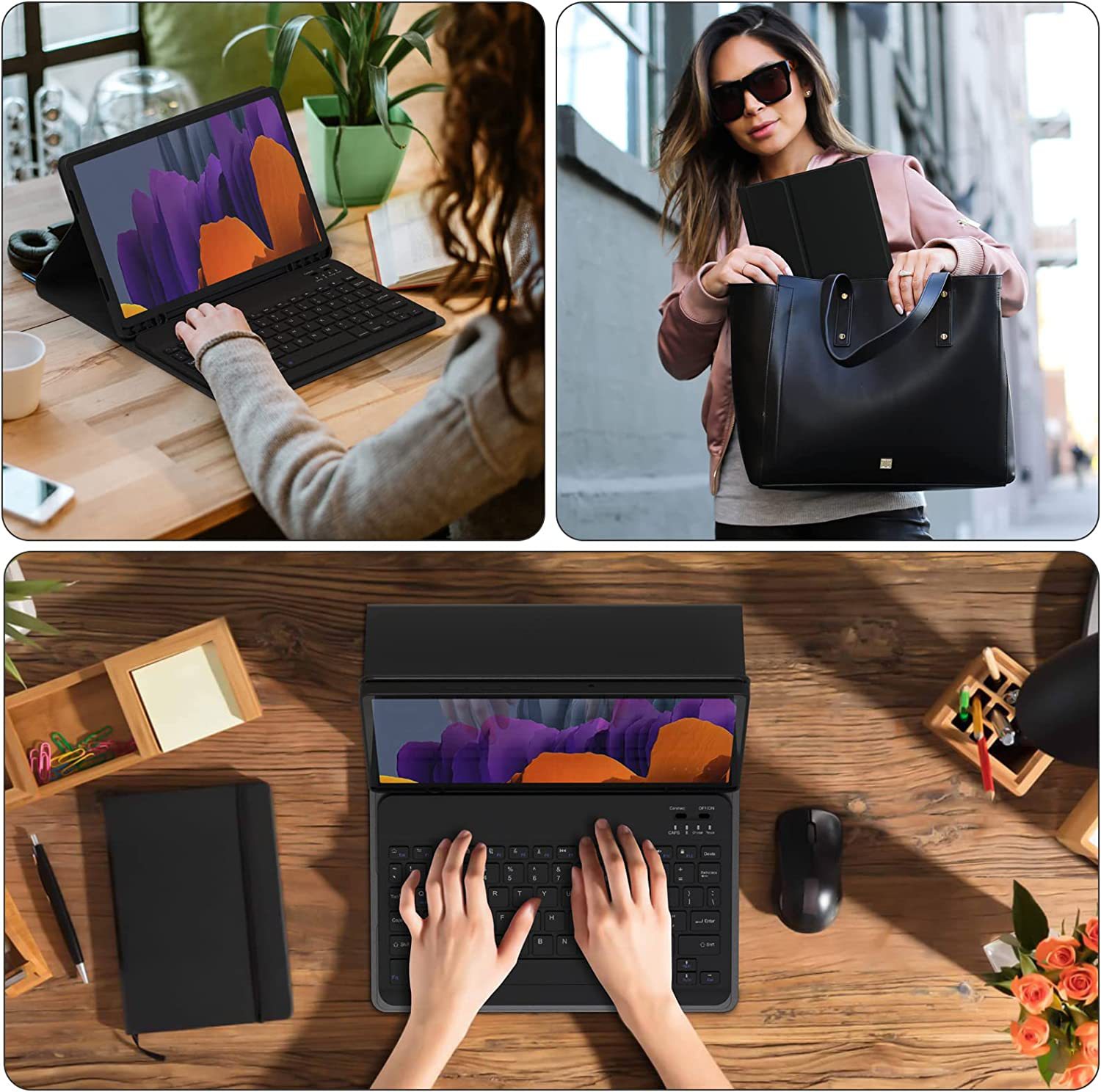 Coque pour Samsung Galaxy Tab  - Samsung Tablet Keyboard Accessories avis et prix