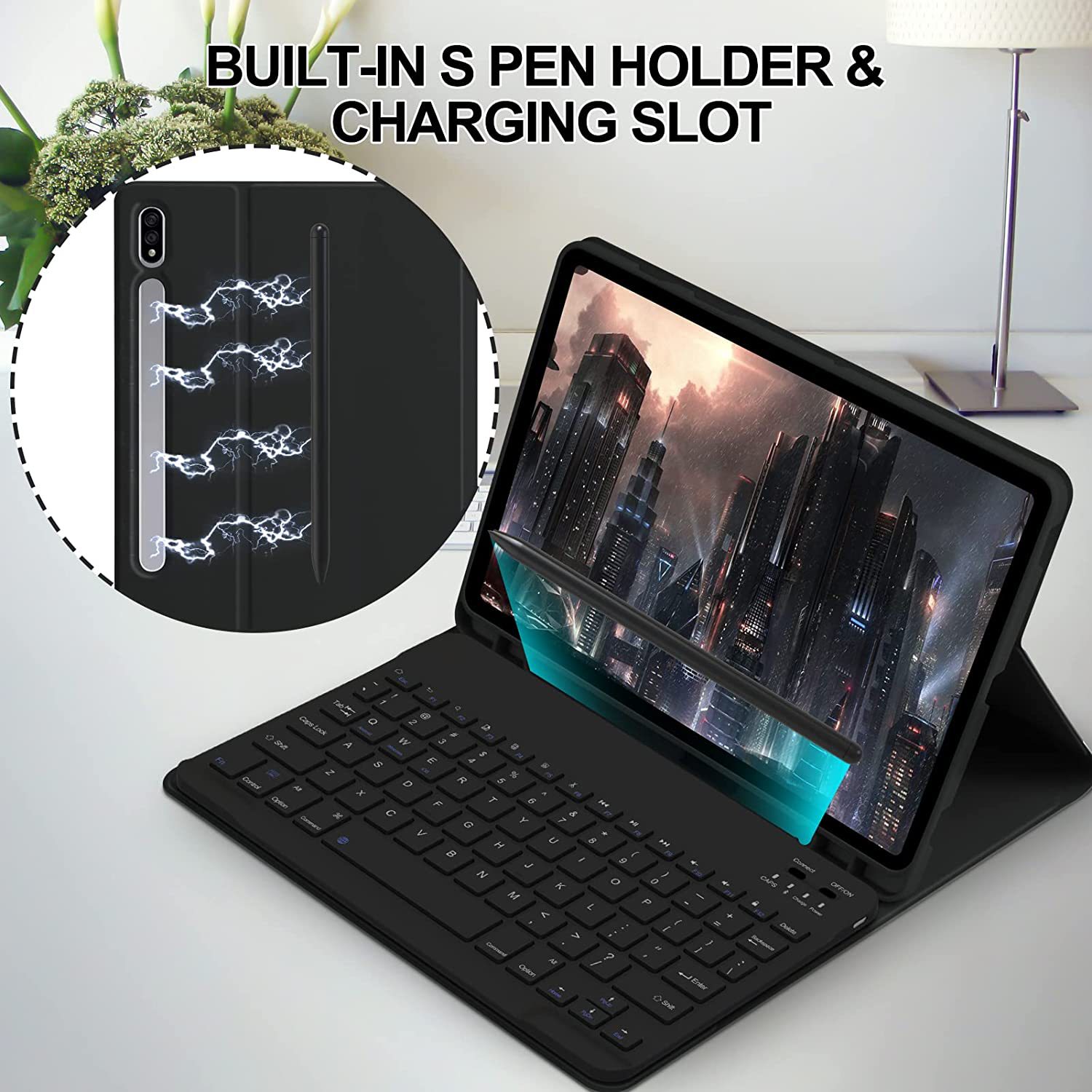 Coque pour Samsung Galaxy Tab  - Samsung Tablet Keyboard Accessories avis et prix