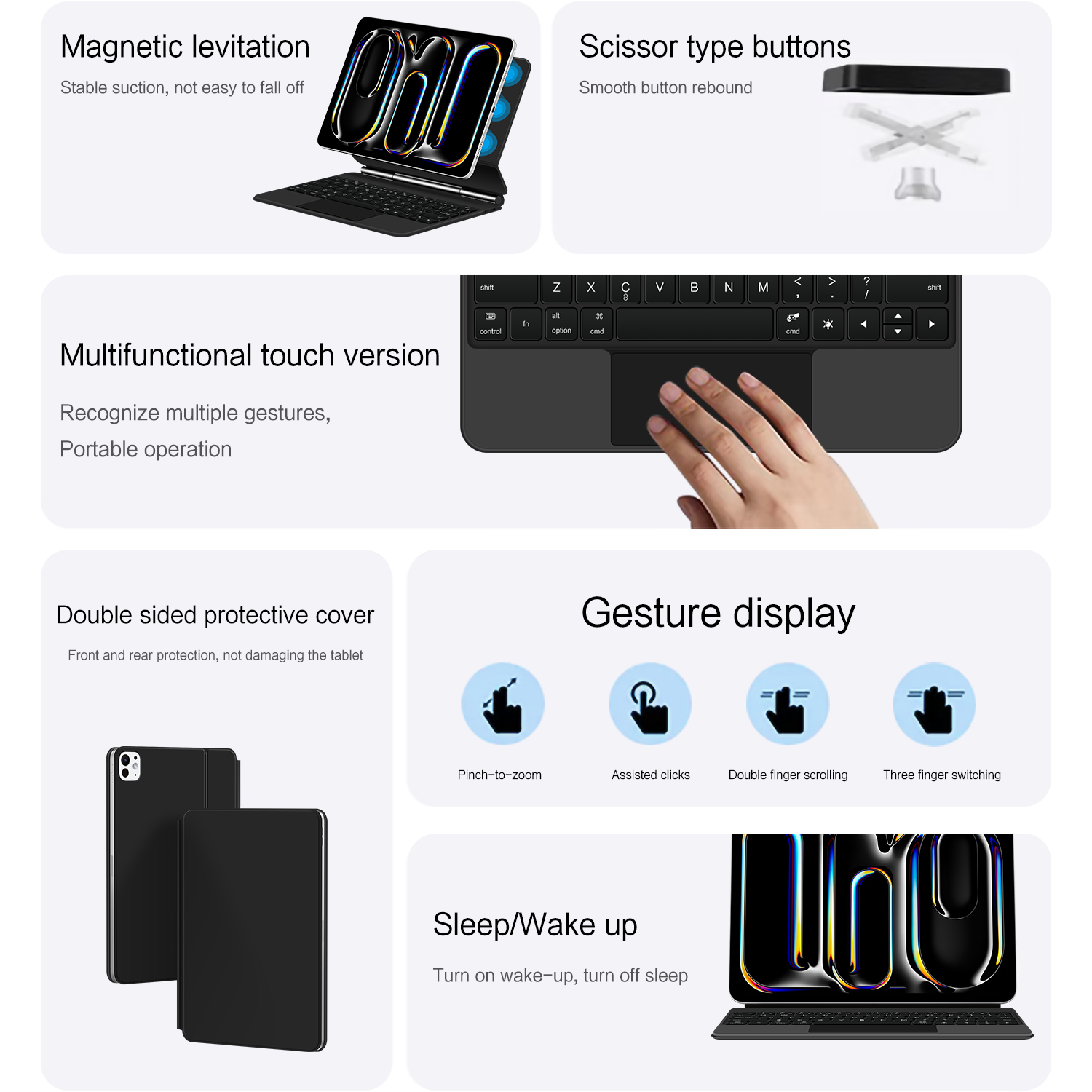 AJIUYU – Folio de clavier magi - Magnetic Case Smart avis et prix