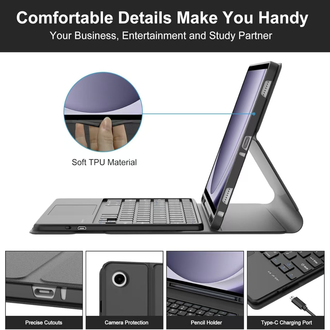 Coque pour Samsung Galaxy Tab  - Samsung Tablet Keyboard Accessories avis et prix