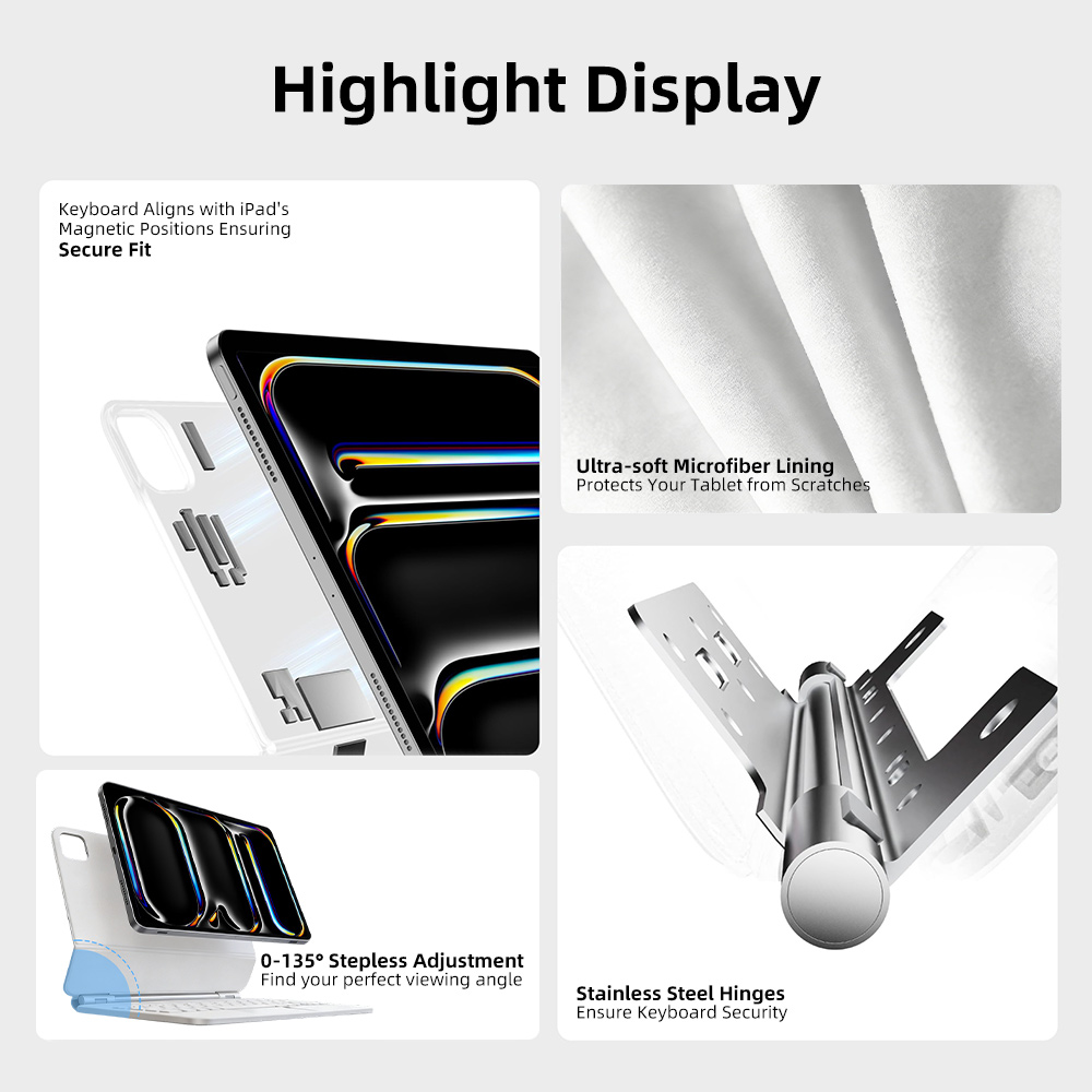 Nouveau clavier sans fil magiq - Magnetic Case Smart avis et prix