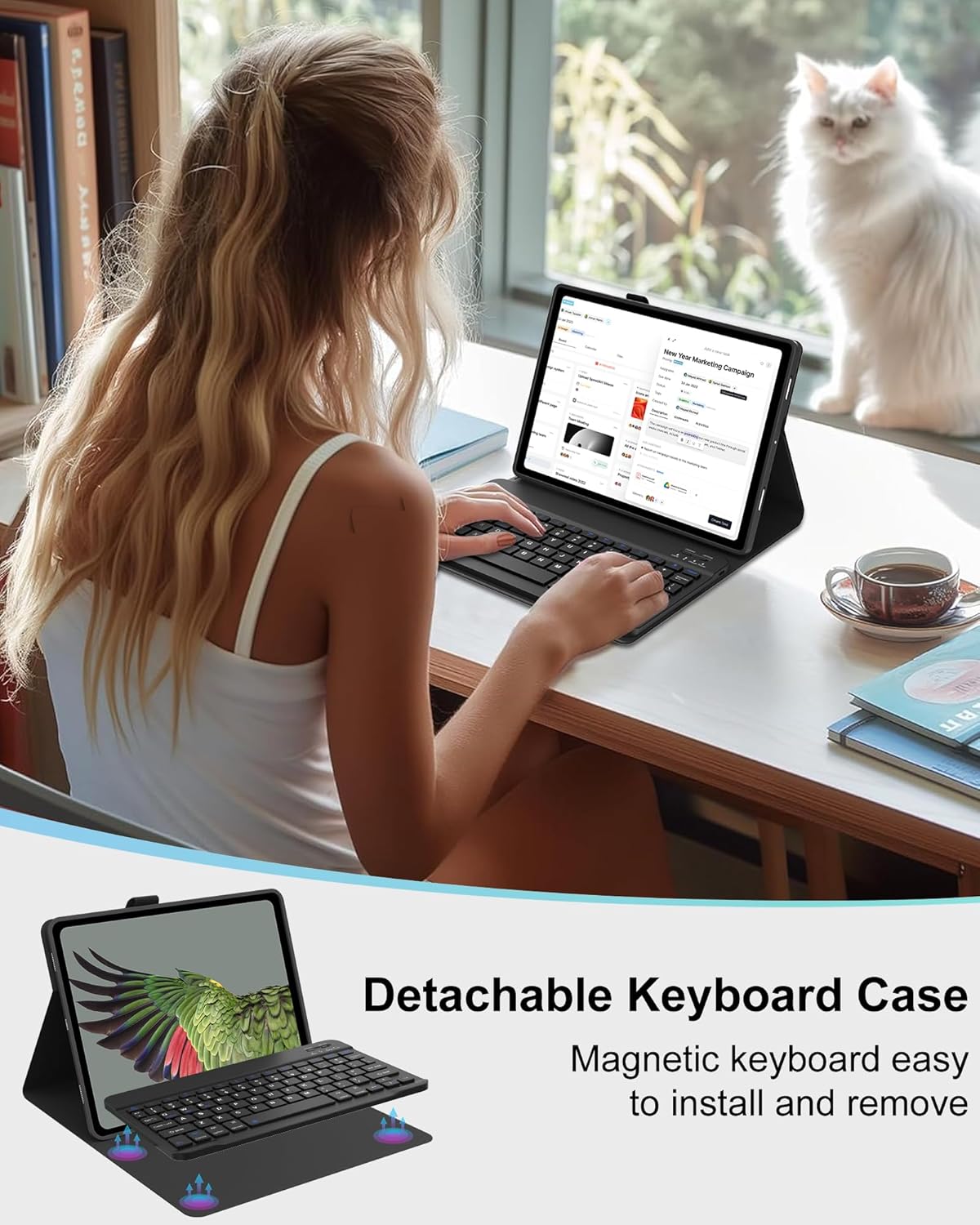 Étui pour clavier Bluetooth ro - Samsung Tablet Keyboard Accessories avis et prix