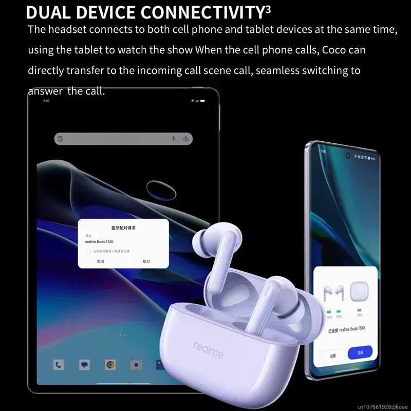Realme Buds T310 écouteurs 46d - Realme Tablet Accessories avis et prix