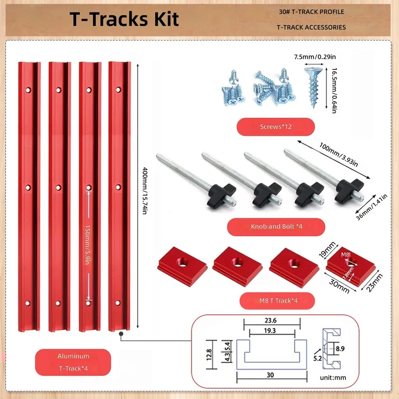Kit de glissières T30 à fente  - Tablet Accessories Set avis et prix