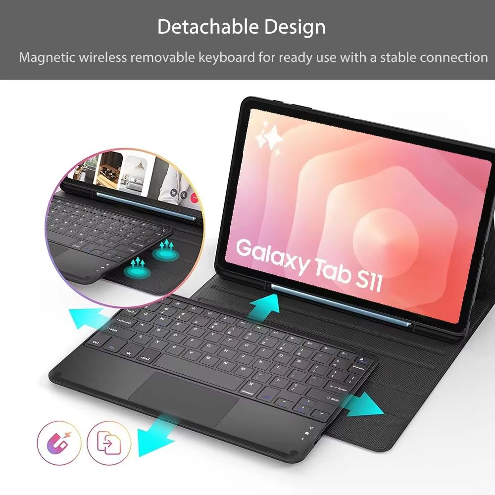 Étui clavier détachable pour S - Samsung Tablet Keyboard Accessories avis et prix